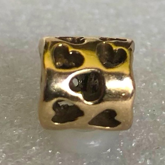 Pandora Jewelry - Pandora 14K Gold Tunnel of Love Charm - 750299.